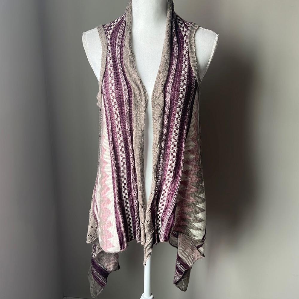 Warehouse One sleeveless cardigan